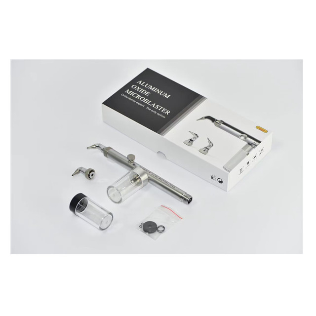 ميكروبلاستر من أكسيد الألومنيوم للأسنان مع رذاذ الماء لتقويم الأسنان