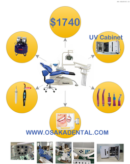 OSA-4C-2021-1740 وحدة طب الأسنان مع خيار كامل