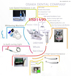 وحدة طب الأسنان OSA-1-2022-3980 مع خيار كامل