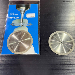 للاستخدام في مختبر الأسنان، منشار عجلة ماسية لقص القرص وتشكيل التشذيب