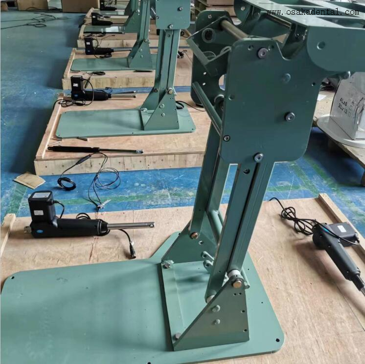 كرسي أسنان بإضاءة LED بتصميم جديد مع قاعدة معدنية عالية الجودة OSA-S2