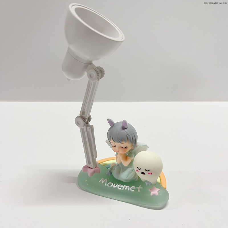 تمثال ملاك جديد لتزيين مكتب الأسنان مع ضوء LED