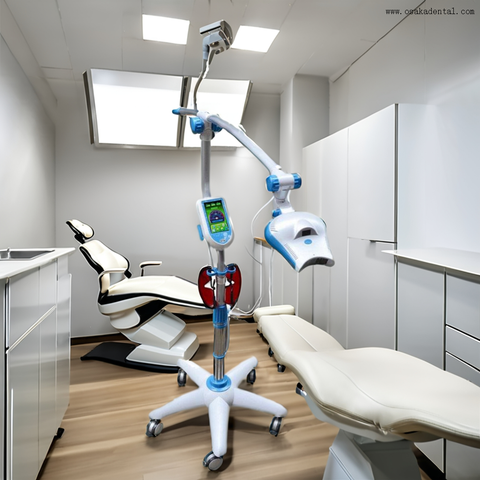 جهاز تبييض الأسنان المتقدم لتنظيف الأسنان وتفتيحها بشكل احترافي في الإعدادات السريرية الحديثة