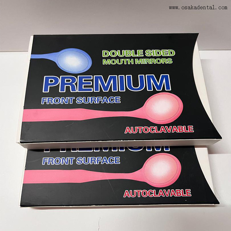 مرآة جانبية مزدوجة يمكن التخلص منها للأسنان