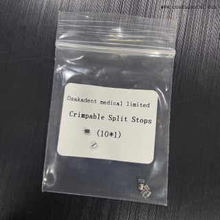 توقفات تقسيم مجعدة لتقويم الأسنان