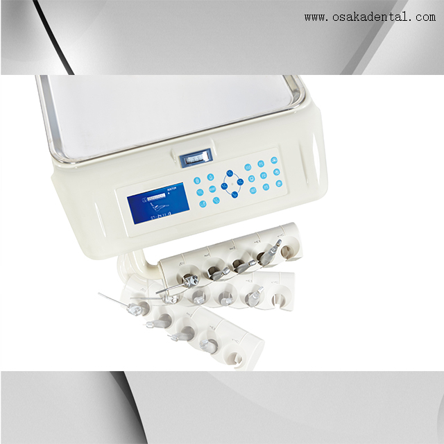 كرسي طبيب أسنان بغطاء كهربائي جراحي مع صينية أدوات ملتوية