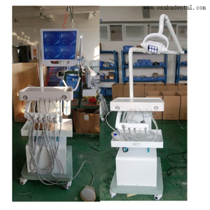 وحدة طب الأسنان المحمولة مع مصباح LED وشاشة