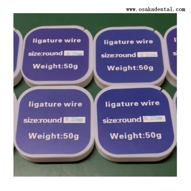 سلك ربط تقويم الأسنان للأقواس