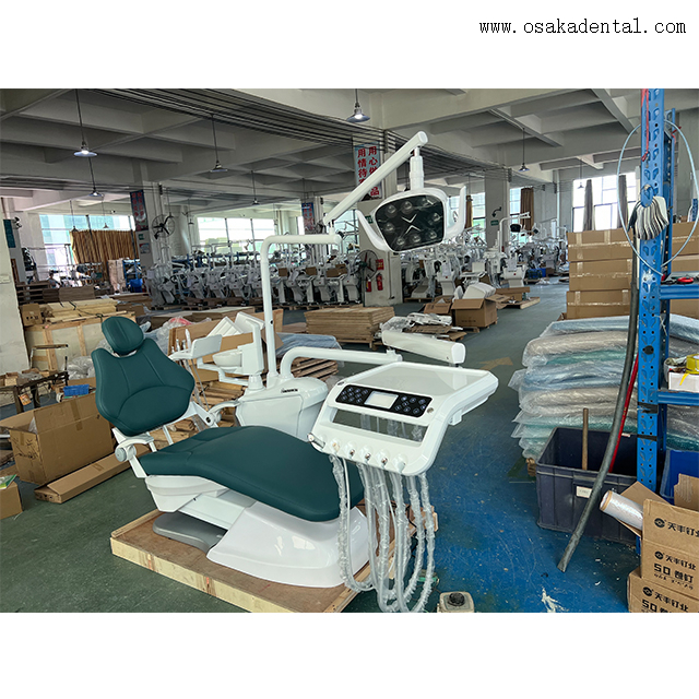 كرسي طبيب أسنان من الجلد الناعم عالي الجودة