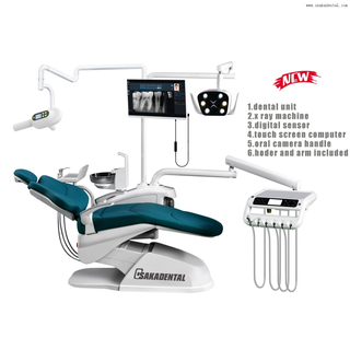 وحدة طب الأسنان ذات المقاعد الجلدية مع نظام متكامل لتشخيص الفم
