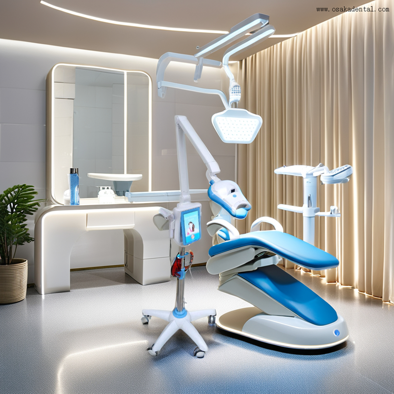 جهاز تبييض الأسنان المتقدم لتنظيف الأسنان وتفتيحها بشكل احترافي في الإعدادات السريرية الحديثة