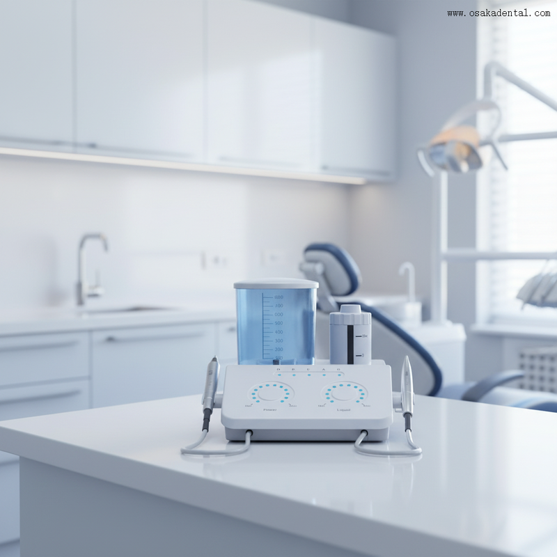 قشارة الأسنان مع Air Prophy اثنان في جهاز واحد