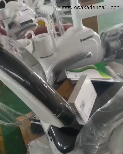 كرسي أسنان LED قابل للتعديل مع تنجيد مضاد للميكروبات للنظافة السريرية