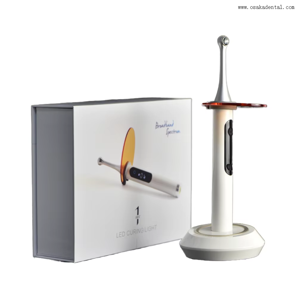 ضوء علاج ملون لثانية واحدة للأسنان مع جسم معدني