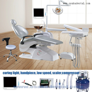 نموذج كامل مجموعة كرسي طب الأسنان مع شاشة