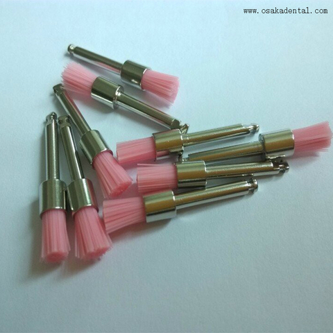 فرشاة تلميع مسطحة على شكل مزلاج ملون للأسنان