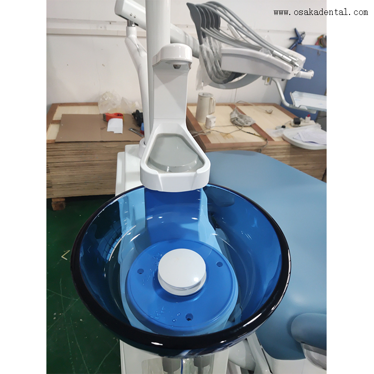 كرسي طب الأسنان بدواسة القدم مع وحدة التشغيل