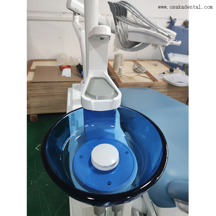 كرسي طب الأسنان بدواسة القدم مع وحدة التشغيل