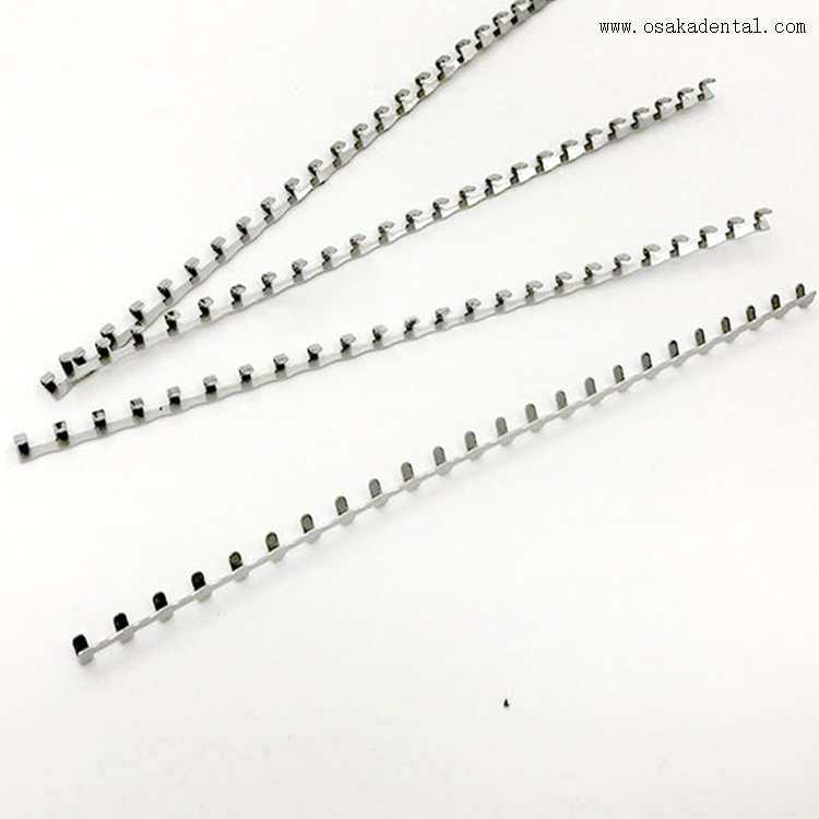 مجموعة قوة سلسلة ربط الأربطة Niti Archwire Molar Bands أنبوب الشدق تقويم الأسنان بين قوسين