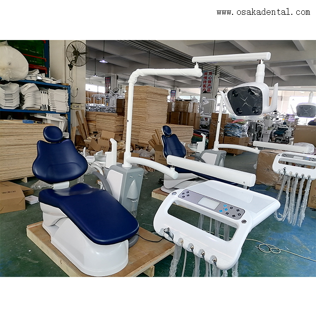 كرسي طبيب أسنان من الدرجة العالية مع وحدة كرسي طبيب أسنان لعيادة الأسنان