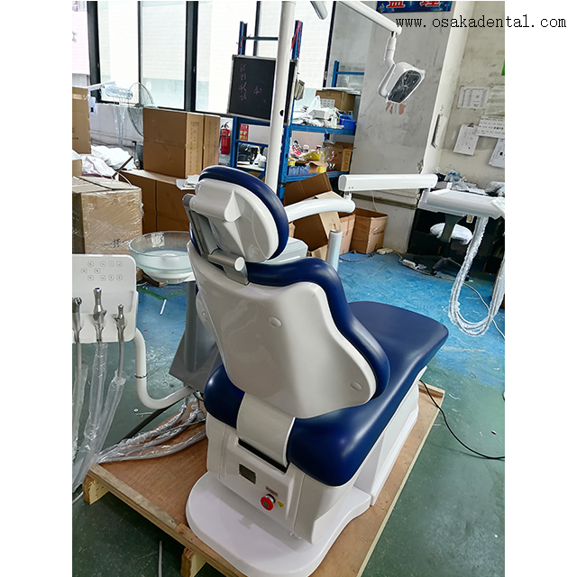 كرسي طبيب أسنان من الدرجة العالية مع وحدة كرسي طبيب أسنان لعيادة الأسنان