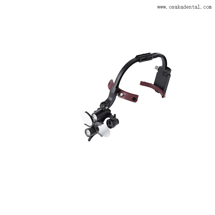 عدسات مكبرة للأسنان مع ضوء رأس LED