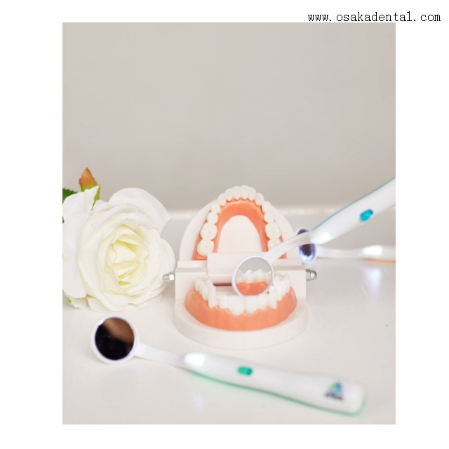 مرآة الفم للأسنان مع ضوء LED