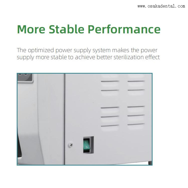 خزان مياه مفتوح من الفئة N الأوروبية شاشة ديجيتال 8L/12L جهاز تعقيم للأسنان لوحدة طب الأسنان 