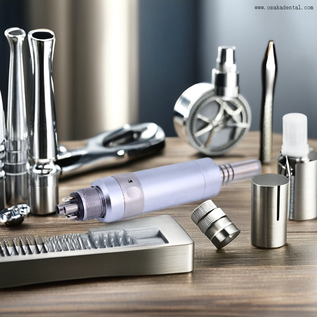 محرك هواء للأسنان مزود بالألياف الضوئية 6 فتحات