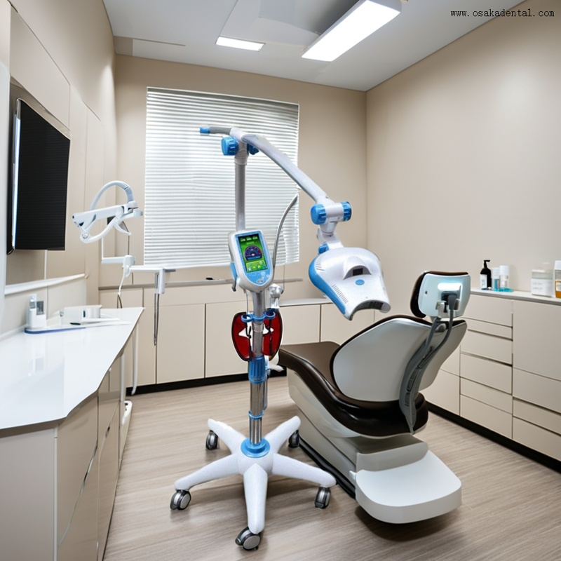 جهاز تبييض الأسنان المتقدم لتنظيف الأسنان وتفتيحها بشكل احترافي في الإعدادات السريرية الحديثة