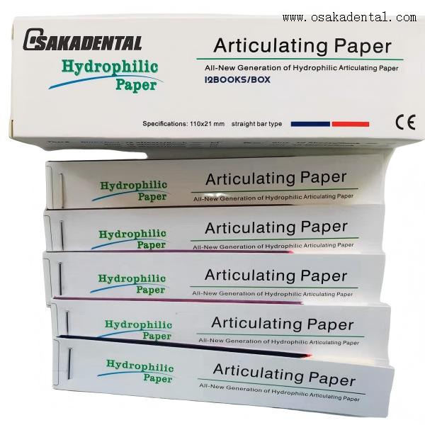 ورق مفصل للأسنان (أحمر / أزرق / أحمر وأزرق) للتعبير