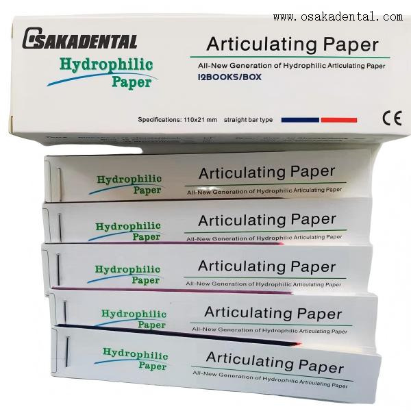 ورق مفصل للأسنان (أحمر / أزرق / أحمر وأزرق) للتعبير