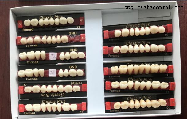 الجودة الأوروبية الأسنان راتنج الأسنان الأسنان عودة الأسنان OSA-TEETH-EU