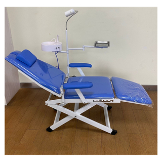 وحدة كرسي أسنان محمولة أرخص مع مصباح LED و Spitton