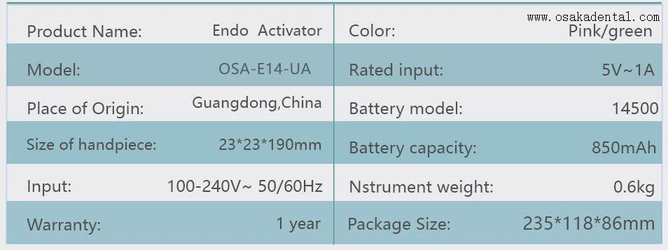 ميزات المنشط