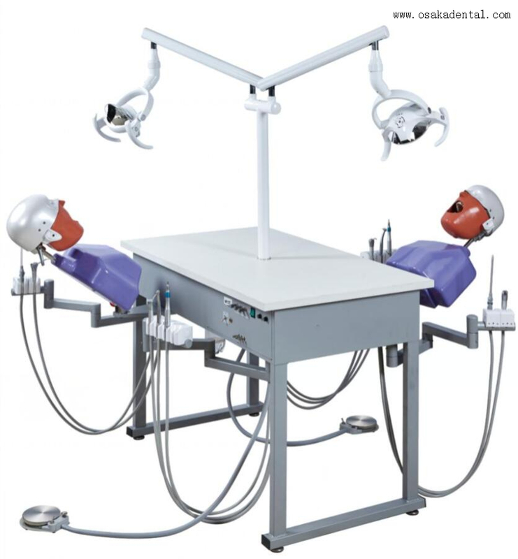 محاكاة لطالبين بحجم طاولة عمل 1200*700*800 ملم