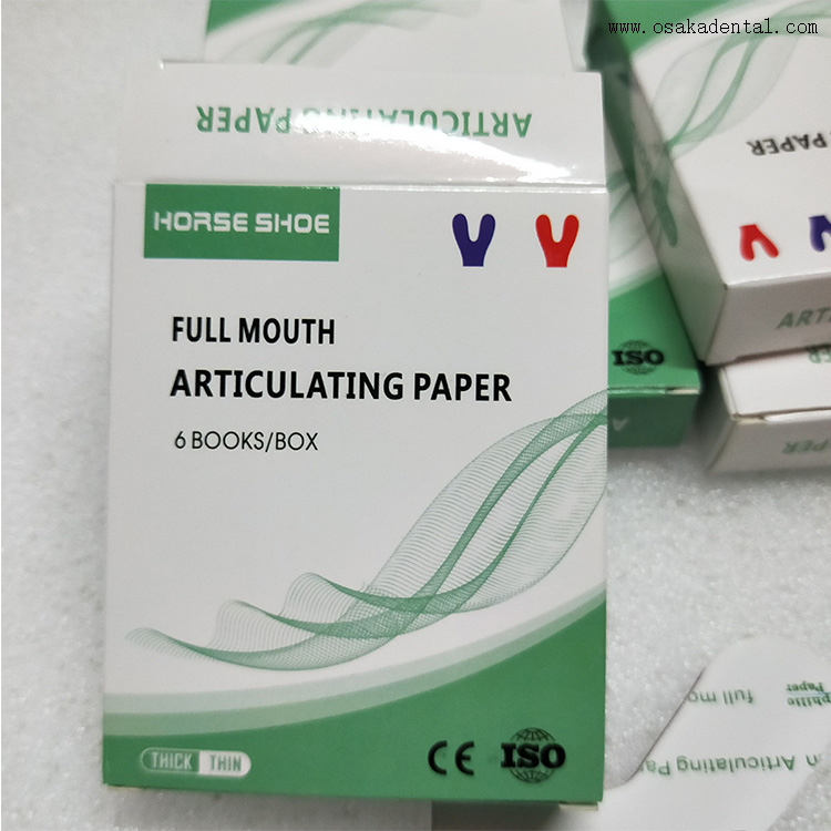 حذاء الحصان ورق مفصل للفم بالكامل