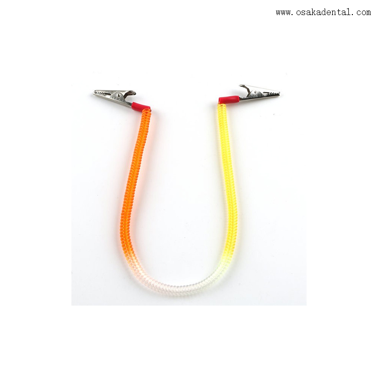 حامل مرايل الأسنان بمشبك بلاستيكي أو معدني