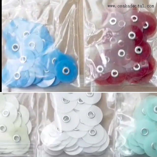 أقراص تلميع الأسنان متعددة الألوان - أدوات كشط الأسنان الاحترافية