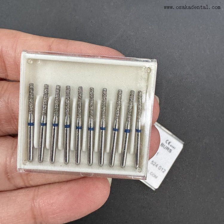 طب الأسنان FG Diamond Bur 10pcs / box OSA-F656-T5 التعبئة الجديدة