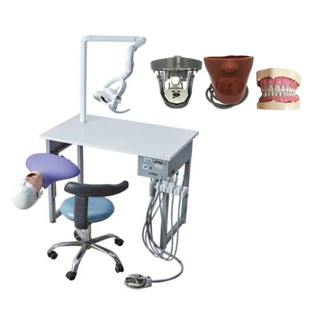 نظام تدريب طب الأسنان مع طاولة عمل لمدرسة طب الأسنان