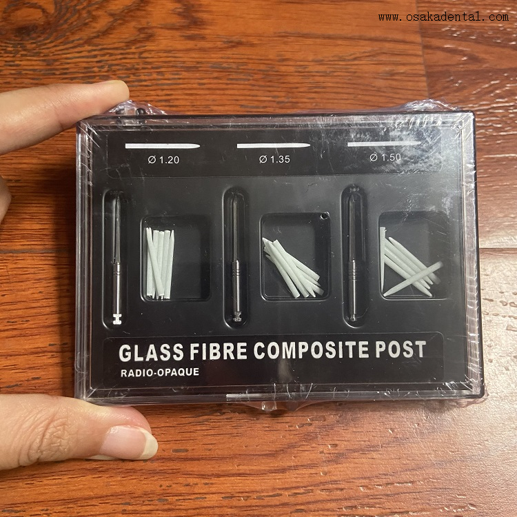 عمود مركب من الألياف الزجاجية للأسنان 18 قطعة + 3 قطعة تدريبات OSA-S006A