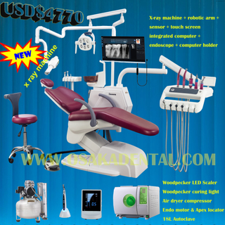 وحدة طب الأسنان ذات المقعد الناعم والكبير للعيادة تستخدم كرسي طب الأسنان مع خيار استخدام عيادة الأسنان OSA-A2