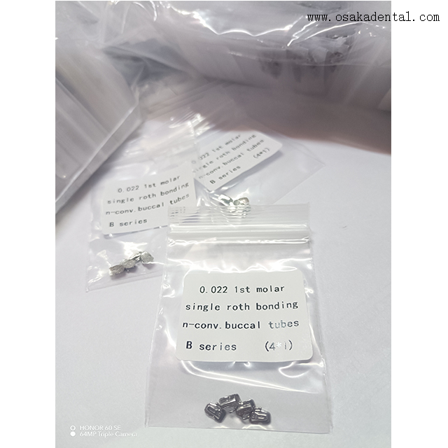 أنبوب الشدق التقويمي للأسنان مع رقم