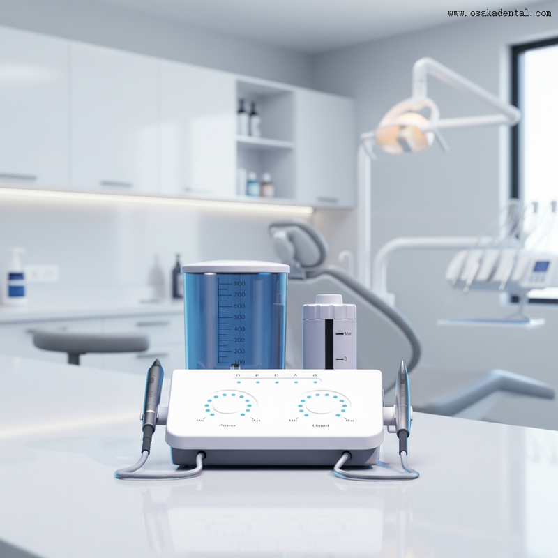 قشارة الأسنان مع Air Prophy اثنان في جهاز واحد