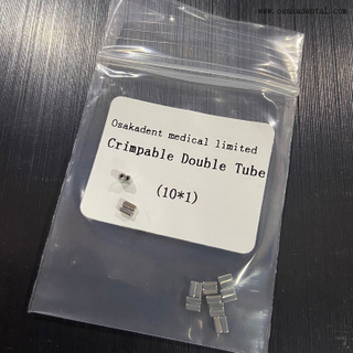 أنبوب مزدوج لتقويم الأسنان قابل للتجعيد