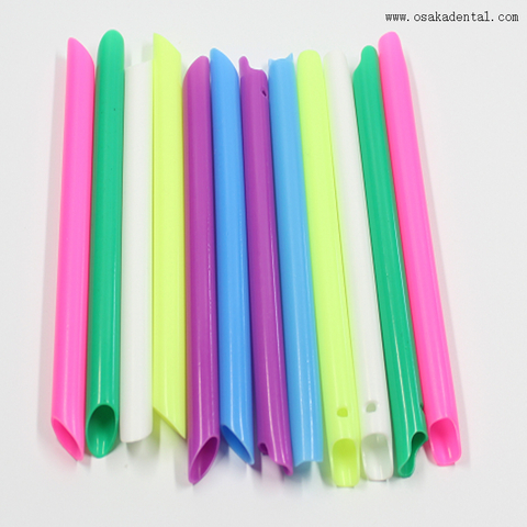 نصائح شفط قوية ملونة يمكن التخلص منها للأسنان