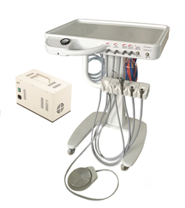 وحدة طب الأسنان المحمولة مع ضاغط وقبضة