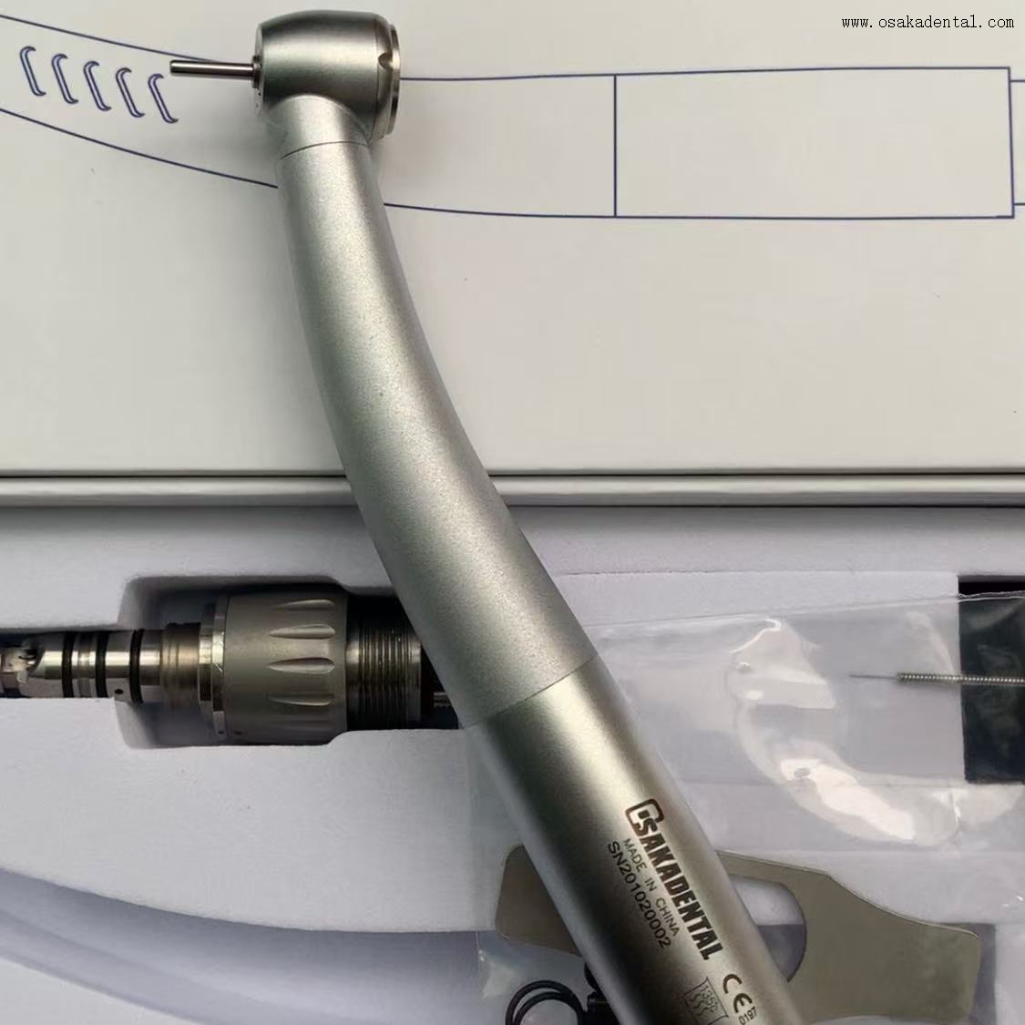 قبضة الألياف البصرية عالية السرعة مع ضوء واحد