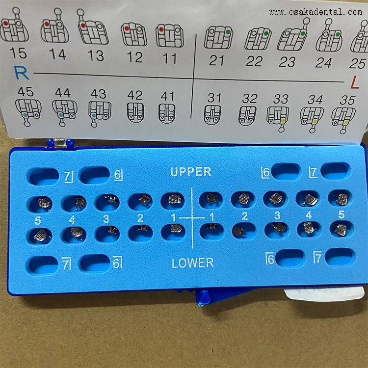 قاعدة معدنية لتقويم الأسنان